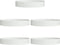 vidaXL - Tuinplanten - 5 - stuks - Wit - 120x120x20 - cm - Staal