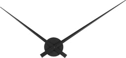Wandklok Little Big Time - Aluminium - Ø77cm - Zwart