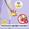 MySleeve - Handvathoezen (2 stuks) met Gelkussen voor Krukken, voorkomt Vallende Krukken, Krukken Handgrepen Pads, Cover voor Krukken, NIET voor Anatomische Krukken - 21x6,5x9 cm, oranje (excl. kruk)