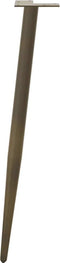 vidaXL - Salontafelpoten - conische - vorm - 4 - st - 72-73 - cm - staal - naturel