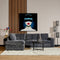 MySofa Hoekbank Teddy Antraciet Links