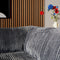MySofa Hoekbank Teddy Antraciet Links