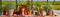Mica Decorations Bloempot Souk - 37x37x6 cm - Terracotta - Terra- Set van 4
