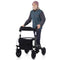Coast Rollator - Opvouwbaar - Zitje - Max. 135 kg - Zwart