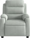 Fauteuil verstelbaar fluweel lichtgrijs