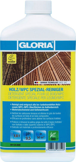 Gloria - Hout / WPC speciale reiniger - 1 L biologisch afbreekbaar concentraat