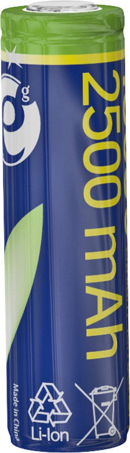 Gembird EG-BA-18650-10C/2500 - Li-Ion batterij 2500mAh - 3.7V 25A
