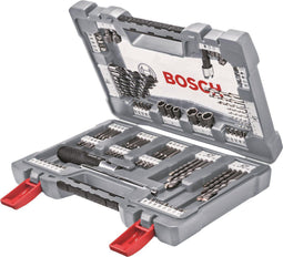 Bosch Premium X-Line - 105-delige Boren-en Bitset - Schroefbits HSS-G en Ratel-schroevendraaier (1 set)