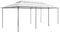 vidaXL - Prieel - met - gordijnen - 180g/m² - 600x298x270 - cm - wit