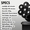 Sansbeauté® SkullSharp PRO - 6-in-1 Scheerapparaat - Draadloos Opladen - Zwart