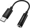 imoshion USB-C naar AUX Kabel - 8.6 centimeter - 3.5mm Audio Kabel - Zwart