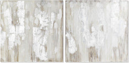 Schilderij DKD Home Decor 100 x 3,7 x 100 cm Abstract Modern (2 Stuks)