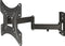 MyWall TV muurbeugel voor 23-42 inch schermen - Full Motion - Tot 25kg - Zwart