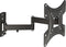 MyWall TV muurbeugel voor 23-42 inch schermen - Full Motion - Tot 25kg - Zwart