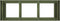 vidaXL - Plantenbak - 120x40x80 - cm - koudgewalst - staal - olijfgroen