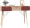 vidaXL - Wandtafel - met - lades - 105x30x75 - cm - bewerkt - hout