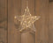 Anna's Collection - Batterijverlichting metalen ster 30 cm warm wit