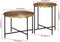 vidaXL - Salontafels - 2 - st - metaal - messing - en - zwart