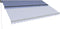 vidaXL - Luifel - handmatig - uittrekbaar - met - LED - 500x300 - cm - blauw - en - wit