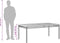 vidaXL Tuintafel 180x90x75 cm poly rattan en acaciahout zwart
