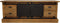 HSM Collection-Tv Meubel Blackburn 2 Deur 4 La-150x40x56,5-Naturel/Zwart-Teak/Metaal
