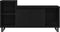 vidaXL - Tv-kast - Zwart - Eiken - 100x35x55 - cm - Engineered - Wood
