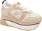 Liu Jo Super Maxi Wonder 2 - Dames Sneakers - Hoge plateau zool met roségoudkleurige details - Roze