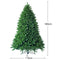 Coast - Kunstkerstboom - 1250 Takken - Metalen Standaard - Groen - 180 cm