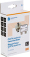 Hirschmann DPO2104 - Coax TV Splitter - 2 uitgangen - Zilver