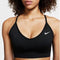 Nike Indy Sportbeha Dames - Lichte ondersteuning - Zwart (M)