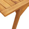 vidaXL Tuintafel 110x56x75 cm massief acaciahout