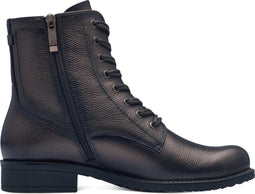 Tamaris Essentials - Dames Enkellaarzen - TOUCH-IT technologie - MOCCA METALL. - Maat 39