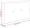 vidaXL - Palletkussens - 2 - st - stof - gestreept - wit - en - blauw