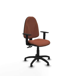 Piqueras y Crespo B1D01RT - Bureaustoel - Hoogteverstelbaar met armleuning - Bruin