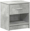 vidaXL - Nachtkastjes - 2 - st - met - lade - 39x28x41 - cm - betongrijs