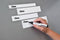 Legamaster magnetisch etikettenband tape 50mm x 3m