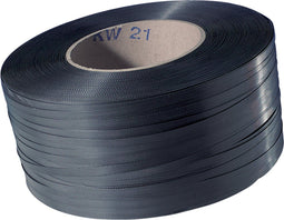 Omsnoeringsband - PP - 12mm - kern 200mm - 3000m - zwart