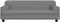 vidaXL - Hondenmand - 90x53x30 - cm - kunstleer - grijs