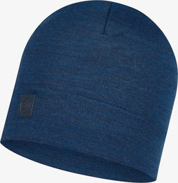 BUFF® Merino Heavyweight Beanie SOLID DENIM - Muts