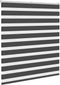 vidaXL - Zebra - rolgordijn - 125x100 - cm - stofbreedte - 120,9 - cm - zwart