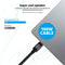 FlinQ 100W USB-C Kabel - Snellader voor Smartphone Tablet - 2 Meter Nylon - 2 stuks (2 stuks)