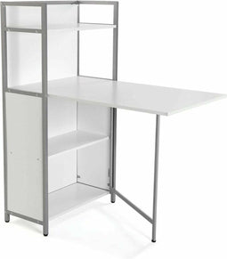 Planken Versa 10330152 Wit Vouwtafel Metaal Hout MDF (60 x 30 x 120 cm)