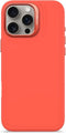 DECODED Siliconen Stacks Hoesje Geschikt voor iPhone 16 Pro Max - Premium Soft-Touch Materiaal - Antibacteriële Coating - Geschikt voor MagSafe - Tangerine Oranje