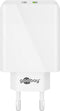 Wentronic 44957 - USB Thuislader - Quick Charge 3.0 28W - Wit