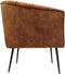 HSM Collection Fauteuil Chester Bruin/Zwart Adore