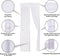 O’DADDY® Deurgordijn Deluxe - Magnetisch Vliegengordijn - Zelfsluitend - Wit 100x230 cm