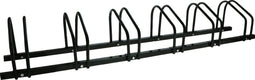 Alora Fietsenrek voor 6 Fietsen zwart- met muurbevestiging - fietsen rek