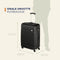 Princess Traveller Singapore - Reiskoffer - 78cm - ABS - Zwart - Large