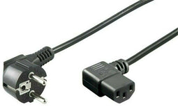 Goobay NK 102 S-500 - Schuko male naar C13 female stroomkabel - 5m - Zwart