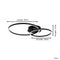 EGLO Palmaves 2 - Plafondlamp - 2 LED's - Zwart
